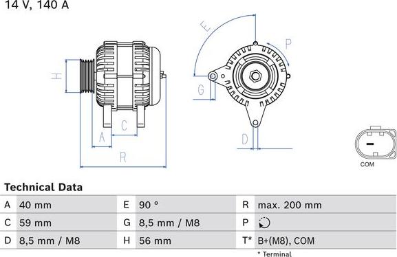 BOSCH 0 986 085 040 -