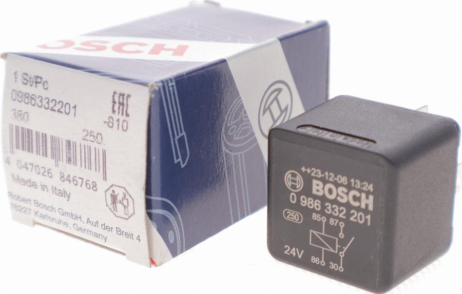 BOSCH 0986332201 - RELEJS 0 986