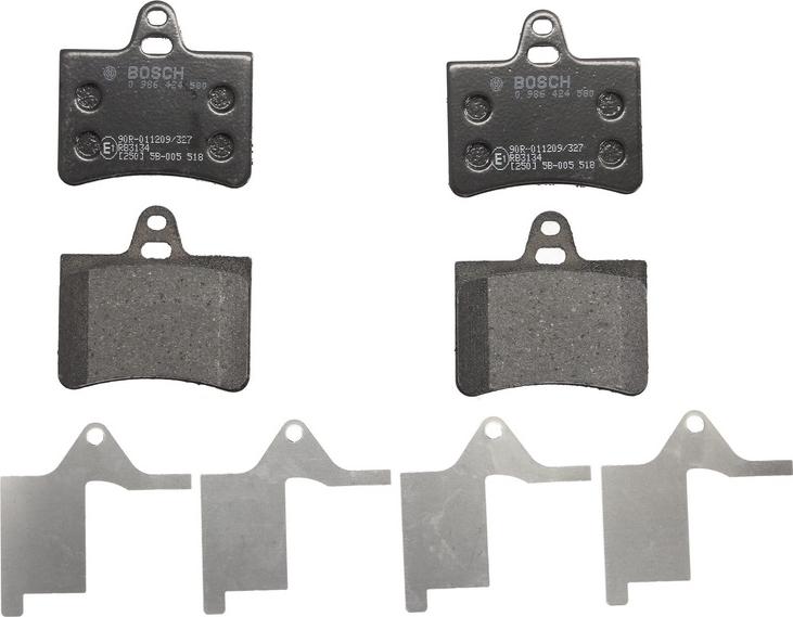BOSCH 0986424580 - BREMŽU UZLIKAS 0