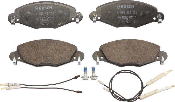 BOSCH 0986424581 - FDB1412 BREMŽU UZLIKAS