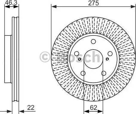 FREMAX BD-2890 - DDF1789 BREMŽU DISKS