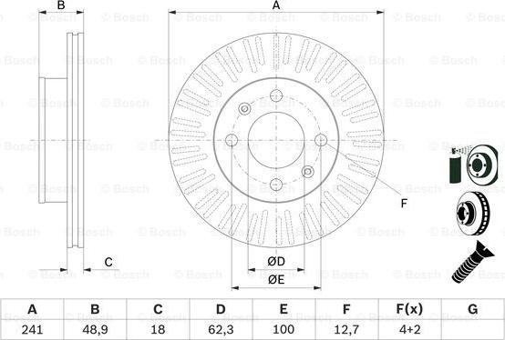 BOSCH 0986479E73 - Auto Part
