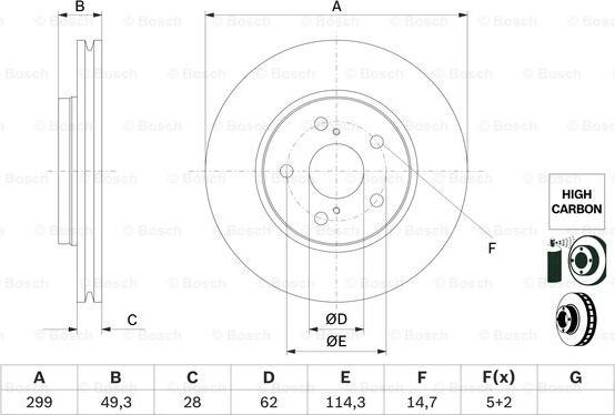BOSCH 0986479F49 - Auto Part