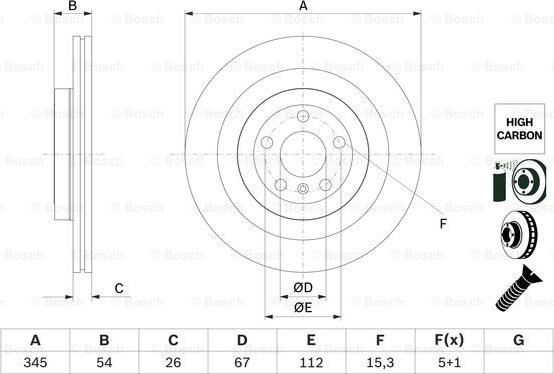 BOSCH 0986479F69 - Auto Part