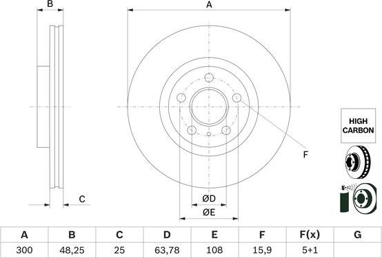 BOSCH 0 986 479 G68 -