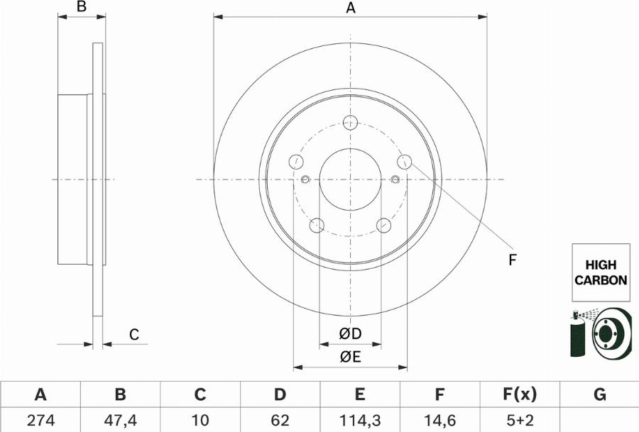 BOSCH 0986479H62 - Auto Part