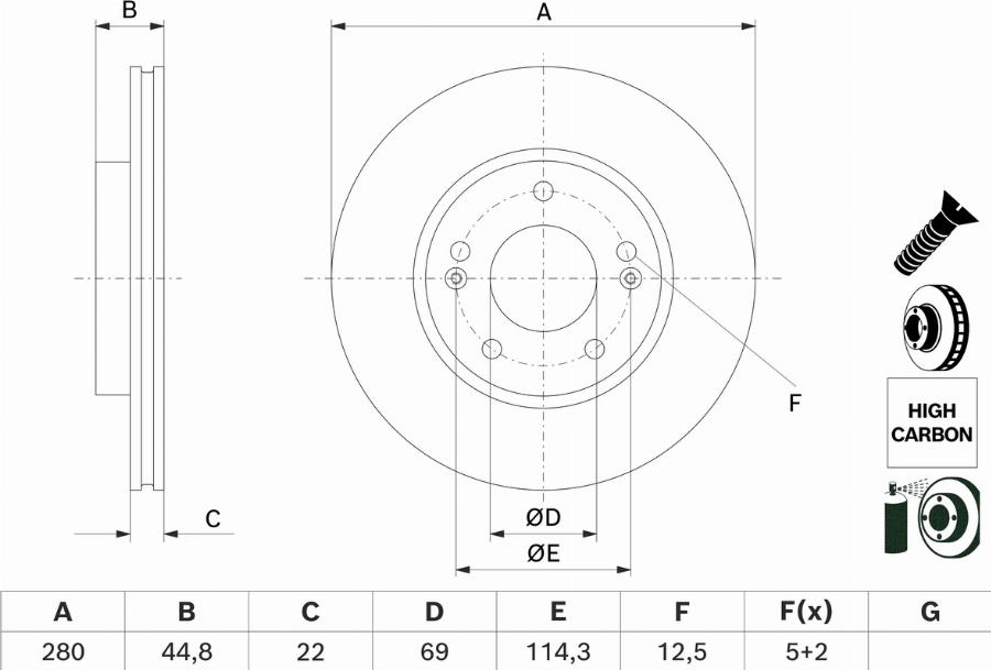 BOSCH 0986479H67 - Auto Part