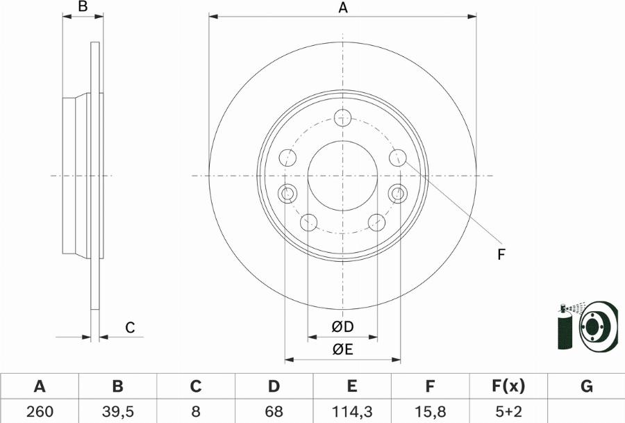 BOSCH 0986479H69 - Auto Part