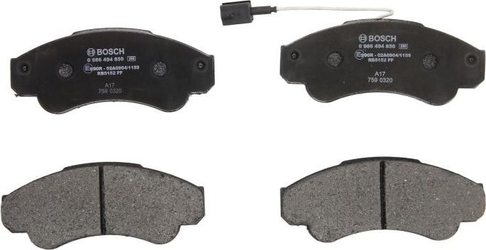 BOSCH 0 986 494 850 -