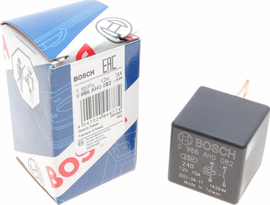 BOSCH 0986AH0082 - Auto Part