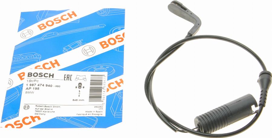 BOSCH 1987474940 - WS0164 SV-12 KONTAKTI