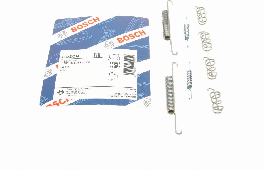 BOSCH 1987475366 - Piederumu komplekts, Stāvbremzes