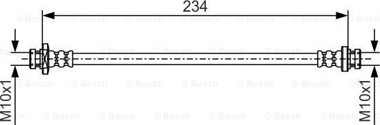 BOSCH 1987481079 - BREMŽU ŠĻŪTENE