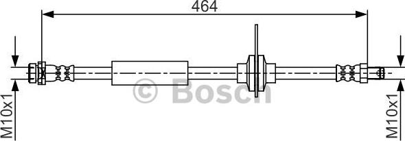 BOSCH 1987481702 - BREMŽU ŠĻŪTENE