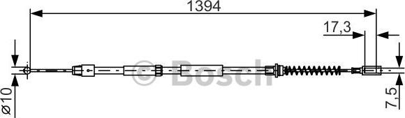 BOSCH 1987482033 - TROSE 1 987