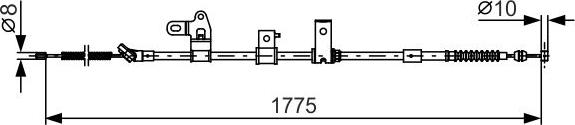 BOSCH 1987482347 - TROSE PRIUS 1