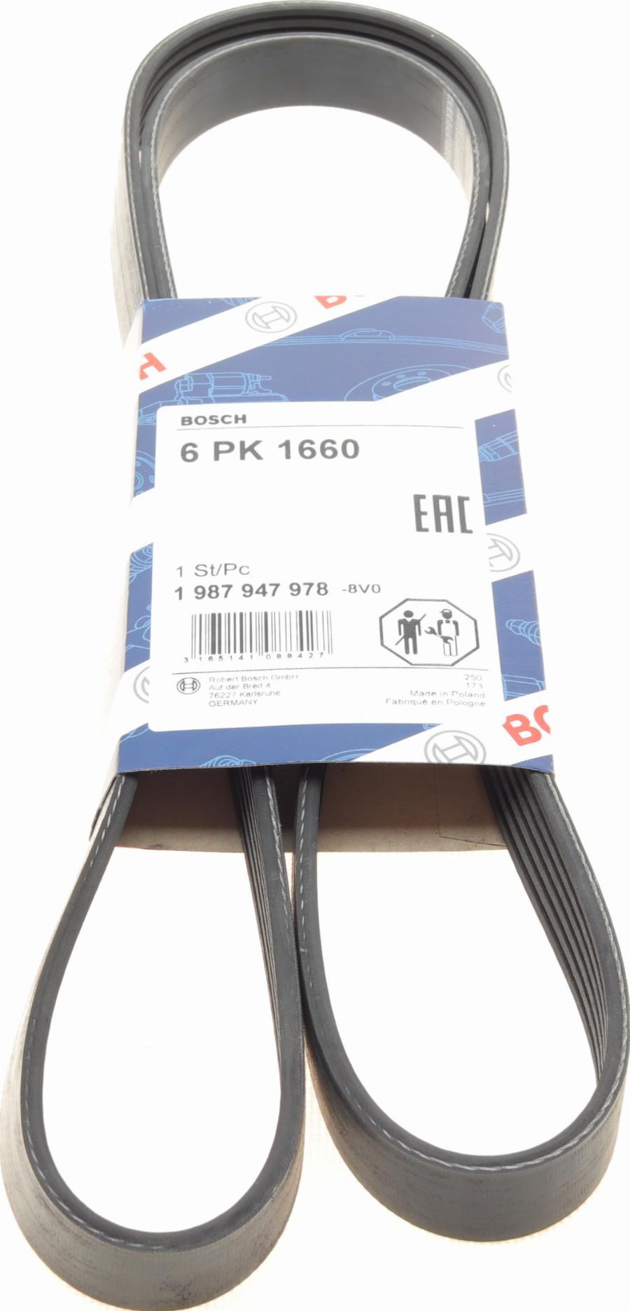 BOSCH 1987947978 - 6PK1660 SIKSNA 1