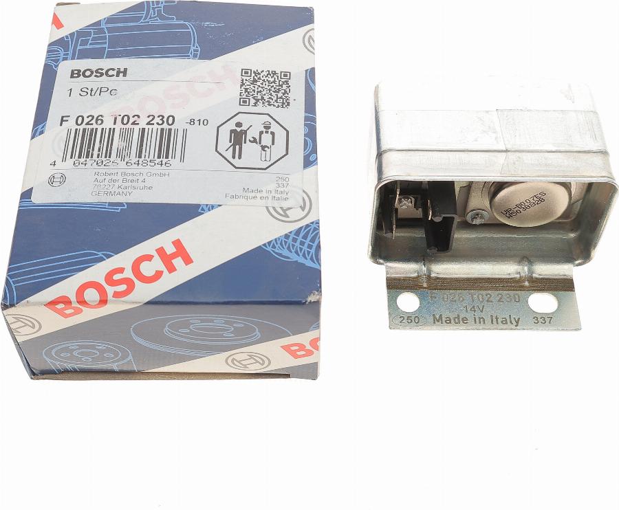 BOSCH F026T02230 - Ģeneratora sprieguma regulators