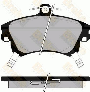 Maxgear 19-1116 - Bremžu uzliku kompl