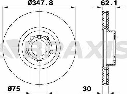 Blue Print ADB114302 - BREMŽU DISKS