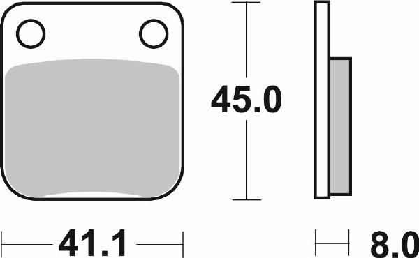 Brembo 07HO09SX - BRAKE PADS ORO