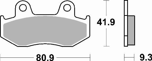 Brembo 07038 - BRAKE PADS ORO