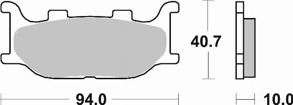 Brembo 07YA34SA - BRAKE PADS ORO