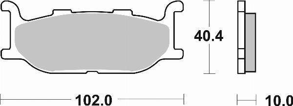 Brembo 07YA27SA - BRAKE PADS ORO