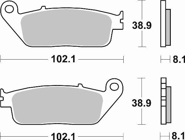 Brembo 07HO30SA - BRAKE PADS ORO