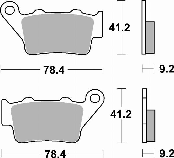 Brembo 07BB02TT - BRAKE PADS ORO