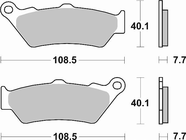 Brembo 07BB03SA - BRAKE PADS ORO