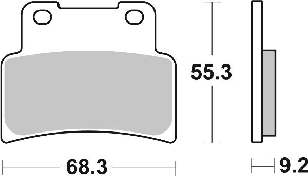 Brembo 07GR77SA - BRAKE PADS ORO