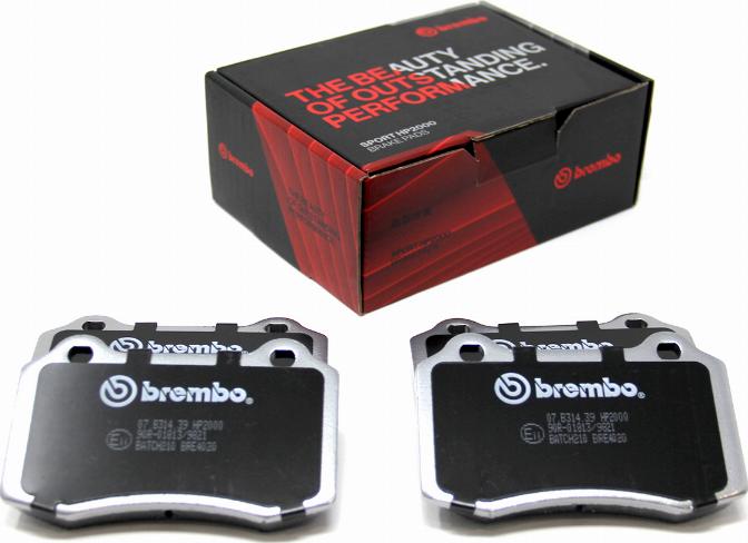 Brembo 07.B314.39 - HP2000