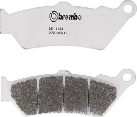 Brembo 07BB03LA - BRAKE PADS ORO