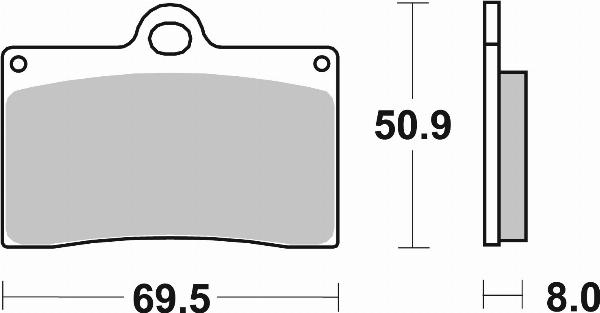 Brembo 07BB15SA - BRAKE PADS ORO