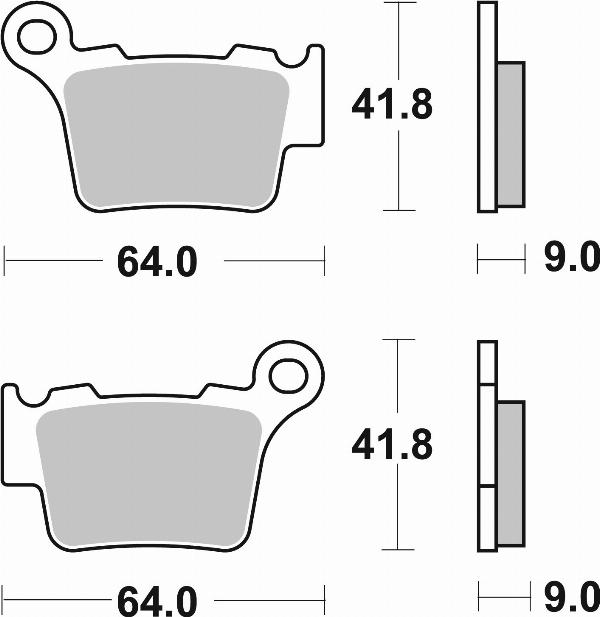 Brembo 07BB27SD - BRAKE PADS ORO