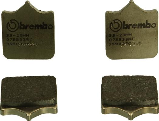 Brembo 07BB33RC - BRAKE PADS ORO