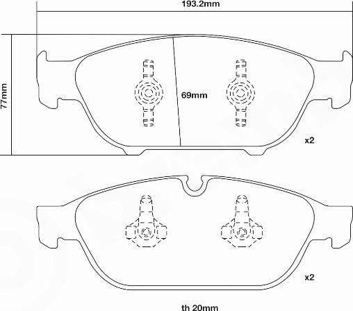 Brembo 07.D435.23 - HP2000