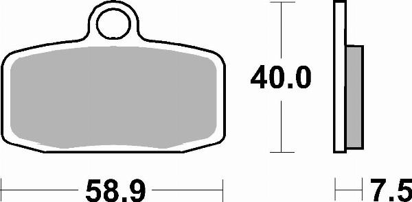 Brembo 07GR20SD - BRAKE PADS ORO