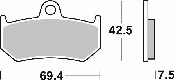 Brembo 07GR35SP - BRAKE PADS ORO