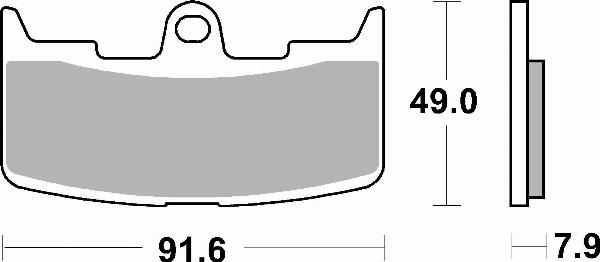 Brembo 07GR68SA - BRAKE PADS ORO