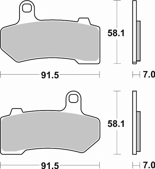 Brembo 07HD17SA - BRAKE PADS ORO