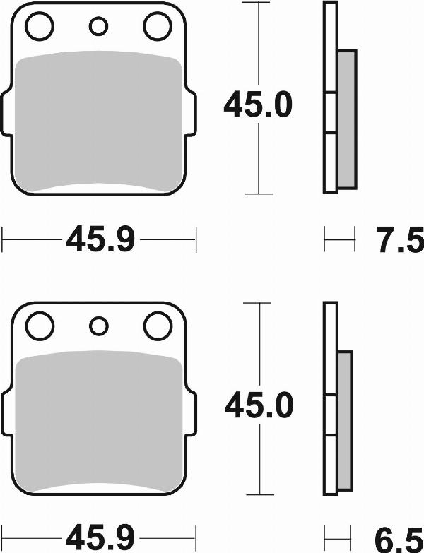 Brembo 07HO20TT - BRAKE PADS ORO