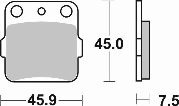 Brembo 07HO32SD - BRAKE PADS ORO