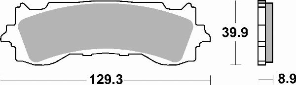 Brembo 07HO65SA - BRAKE PADS ORO