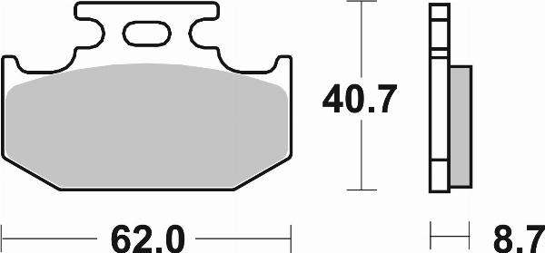 Brembo 07KA12SD - BRAKE PADS ORO