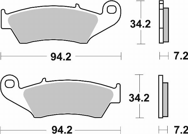 Brembo 07KA17SX - BRAKE PADS ORO
