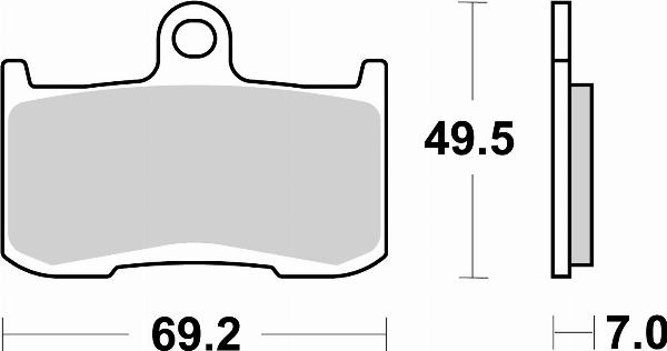 Brembo 07KA23SA - BRAKE PADS ORO