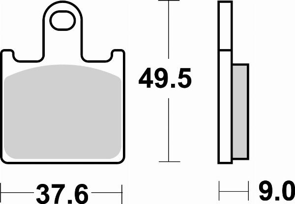 Brembo 07KA28RC - BRAKE PADS ORO