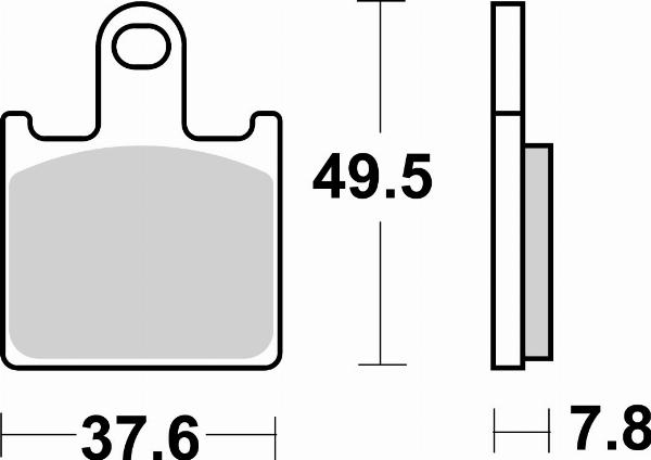 Brembo 07KA28SA - BRAKE PADS ORO